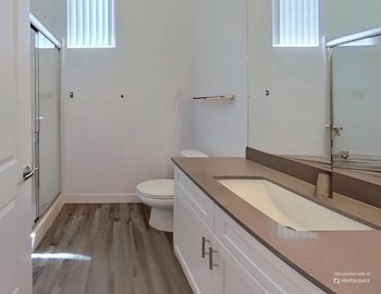 Double sink vanity*